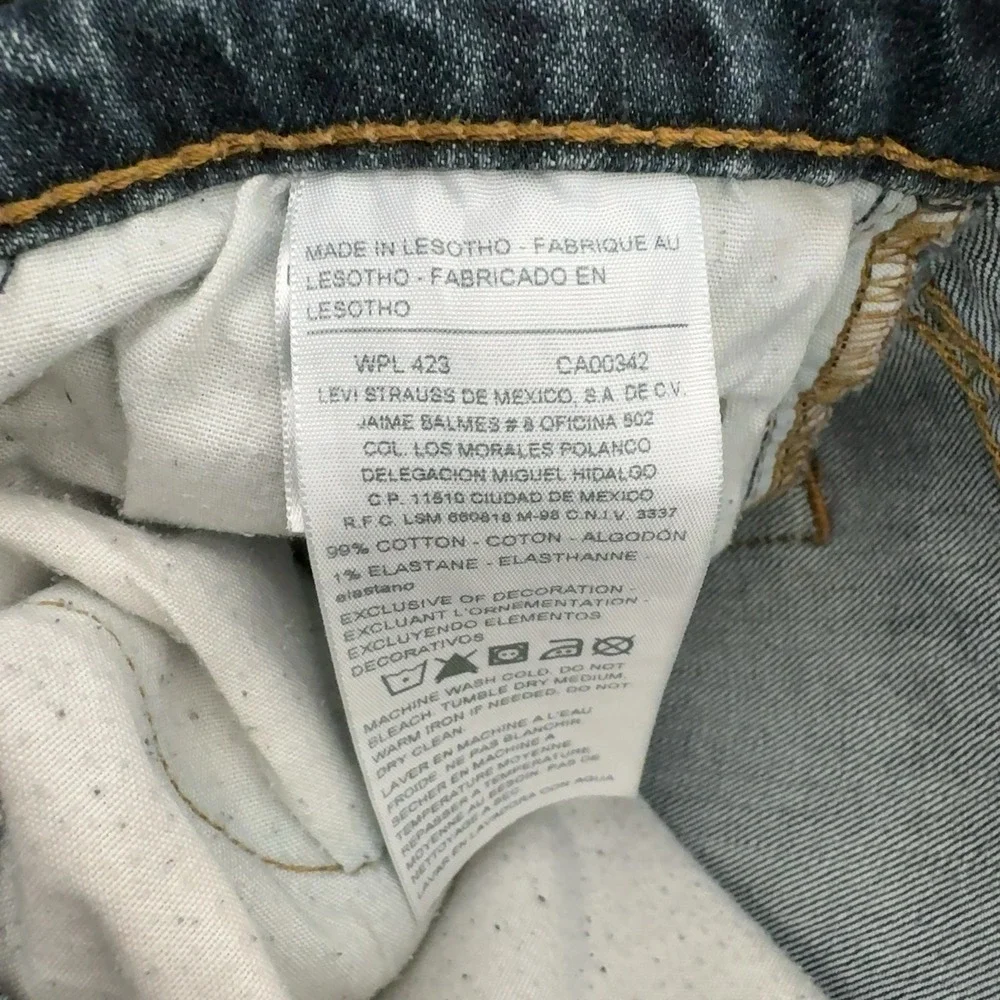 Denizen from Levis Jeans Mens 34x30 Blue Cotton Stretch 285 Relaxed Fit Casual